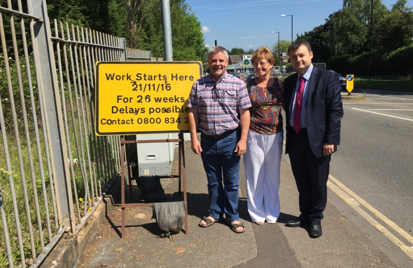 Councillors Peter Male, Julia Lepoidevin and Gary Ridley