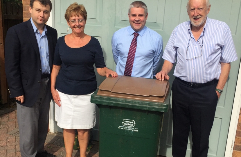 Councillors meet residents blighted by missed bin collections