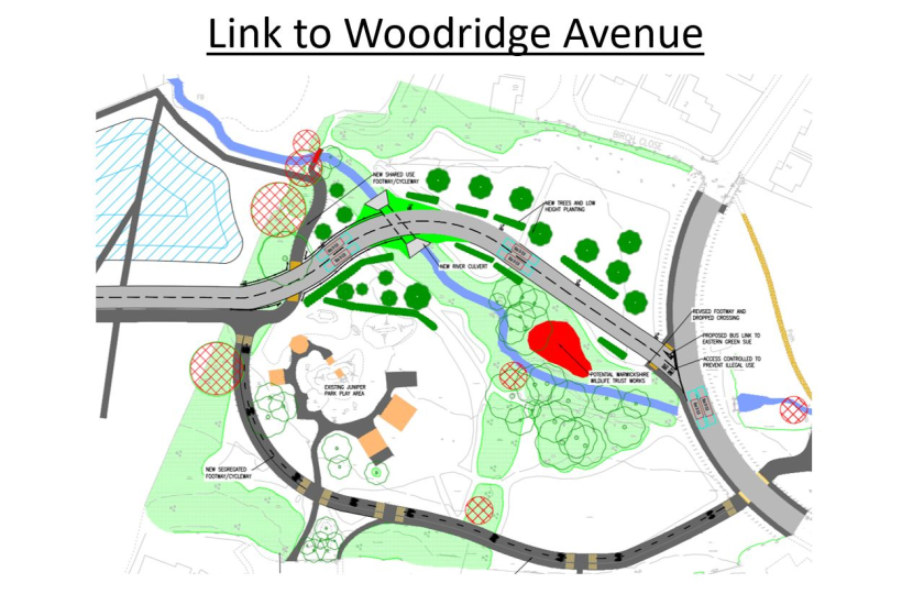 A plan to build a bus lane through the popular park was under consideration until today